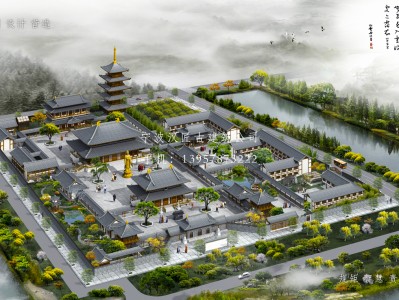 嘉兴寺庙建筑总体规划方案